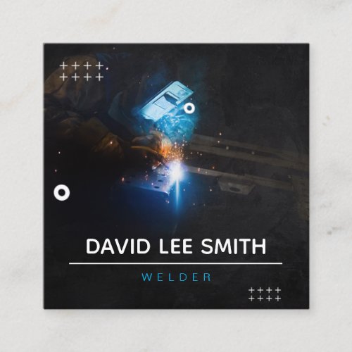 Welder  Welding Service Square Business Card