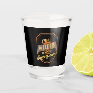 Welder Welding Shot Glass