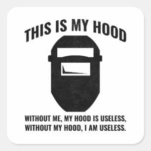 Welder Welding Weld Metal Ironworker Funny Square Sticker