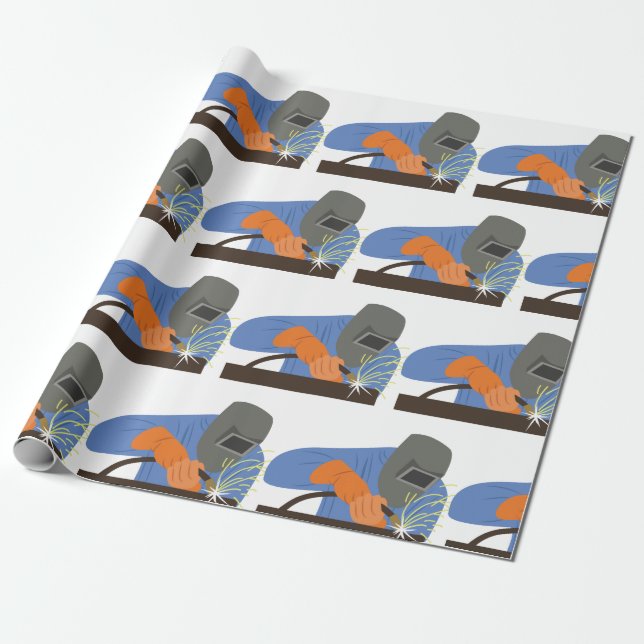 Welder Wrapping Paper (Unrolled)