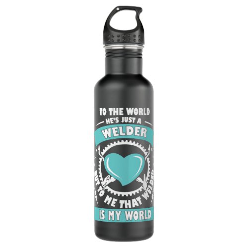 Welders I Love my Welder Husband Boyfriend Worker  Stainless Steel Water Bottle