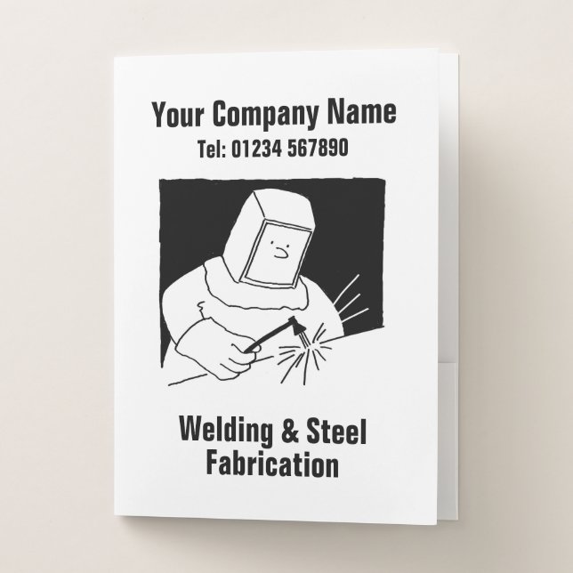 Welding and Fabrication. Pocket Folder (Front)