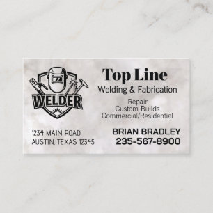 Welding and Fabrication Service Business Card