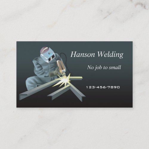 Welding business card