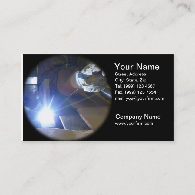 Welding Business Card (Front)