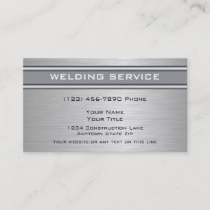 Welding Business Cards