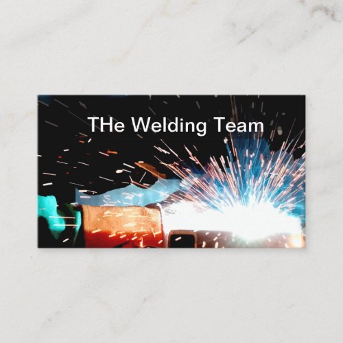 Welding Construction Business Card