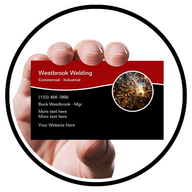 Welding Construction Services Business Card (Creator Uploaded)