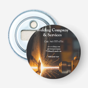 Welding contract construction add name contact no bottle opener