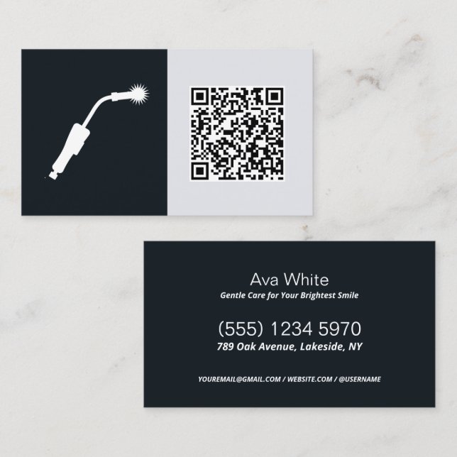 Welding Custom QR Business Card (Front/Back)