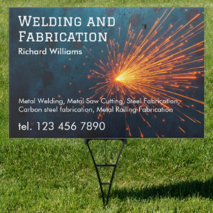 Welding Fabrication Sign