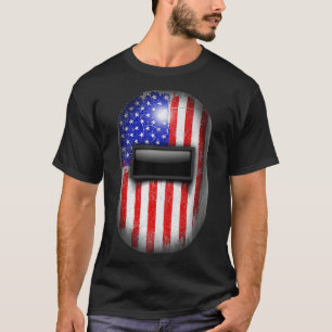 Welding Helmet American Pipeliner Hood Gift For W T-Shirt