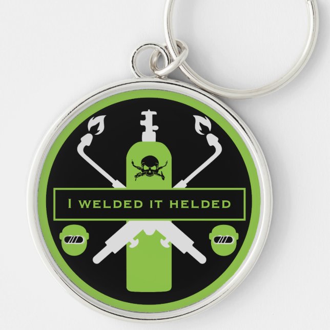 Welding Humor Gift Keychain (Front)