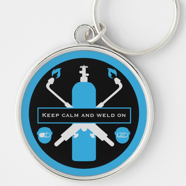 Welding Humor Gift Keychain (Front)