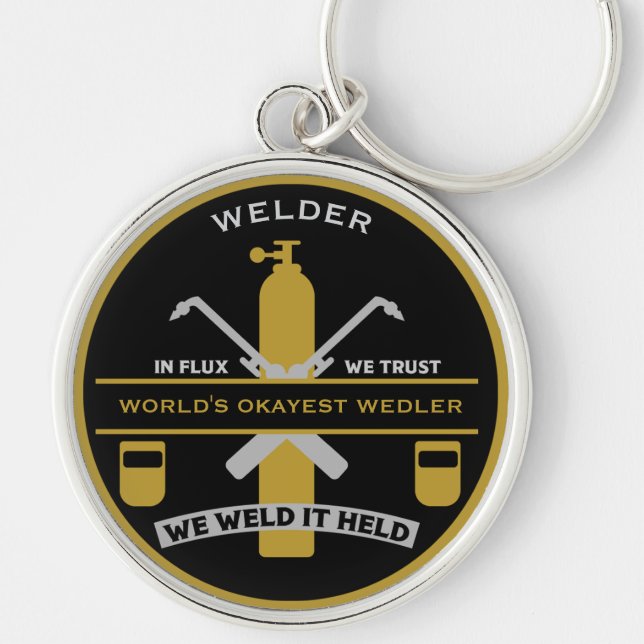 Welding Humor Gift Keychain (Front)
