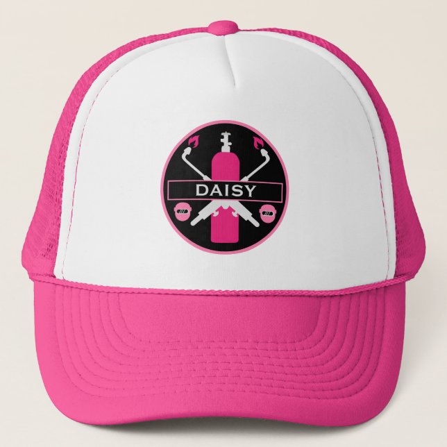 Welding Humor Gift Trucker Hat (Front)