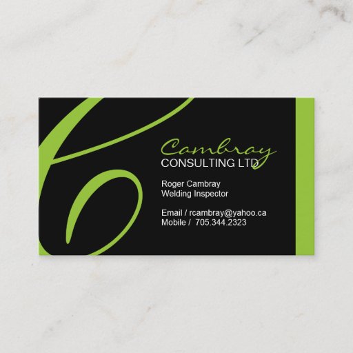 Customizable Welding Inspector Business Card