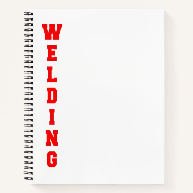 Welding Notebook (Front)