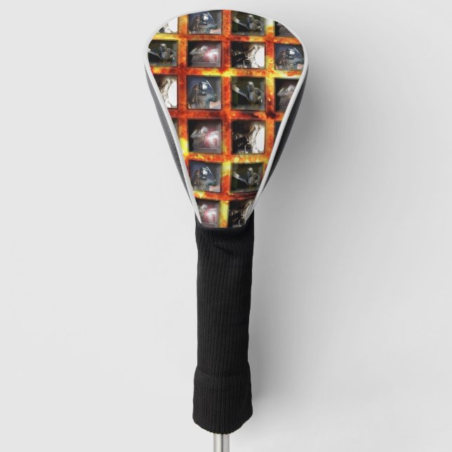 Welding Pattern Golf Head Cover (Front)