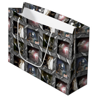 Welding Pattern Large Gift Bag