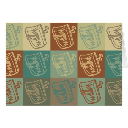 Welding Pop Art Cards (Front Horizontal)