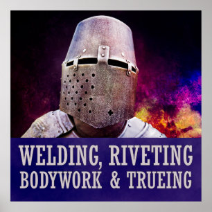 Welding, Riveting Bodywork & trueing Poster