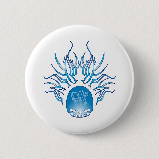 Welding Skull Button (Front)