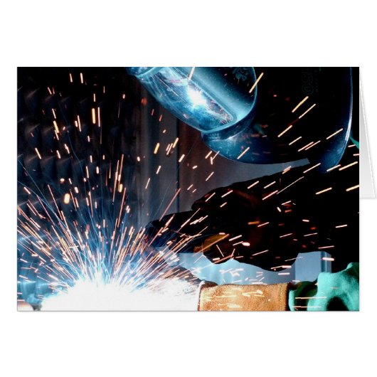 Welding Sparks (Front Horizontal)