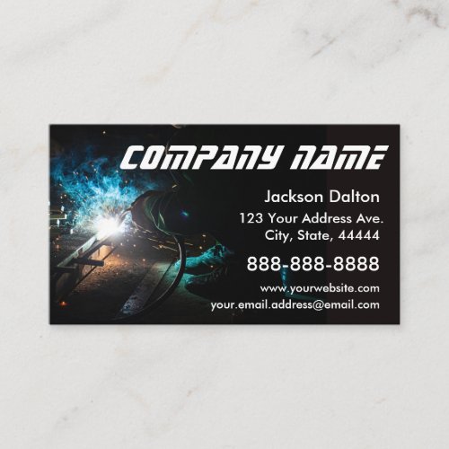 Welding Sparks Business Card