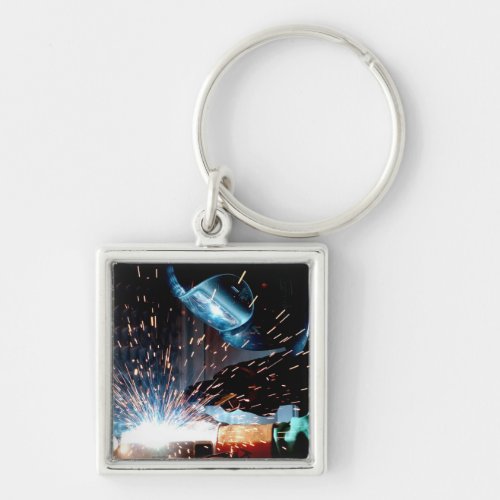 Welding Sparks Keychain