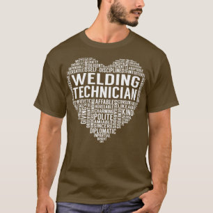 Welding Technician Heart T-Shirt