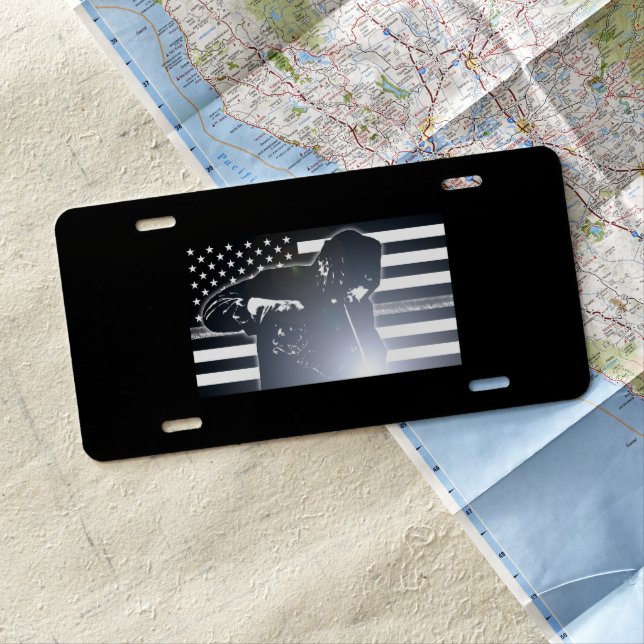 Welding: The Thin Metal Line Flag License Plate (In Situ)