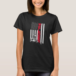 Welding Vintage Usa American Flag Welder T-Shirt