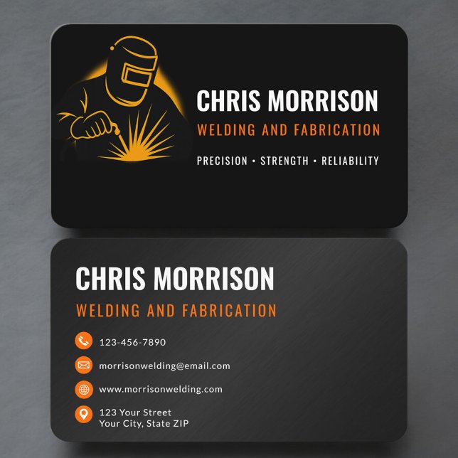 Welding Welder Fabricator Business Card (Creator Uploaded)