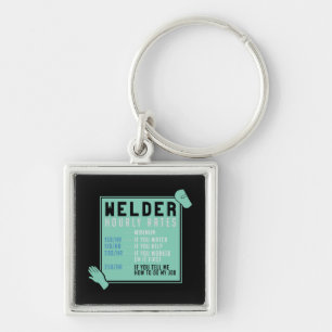 Welding - Welder Hourly Rates Keychain