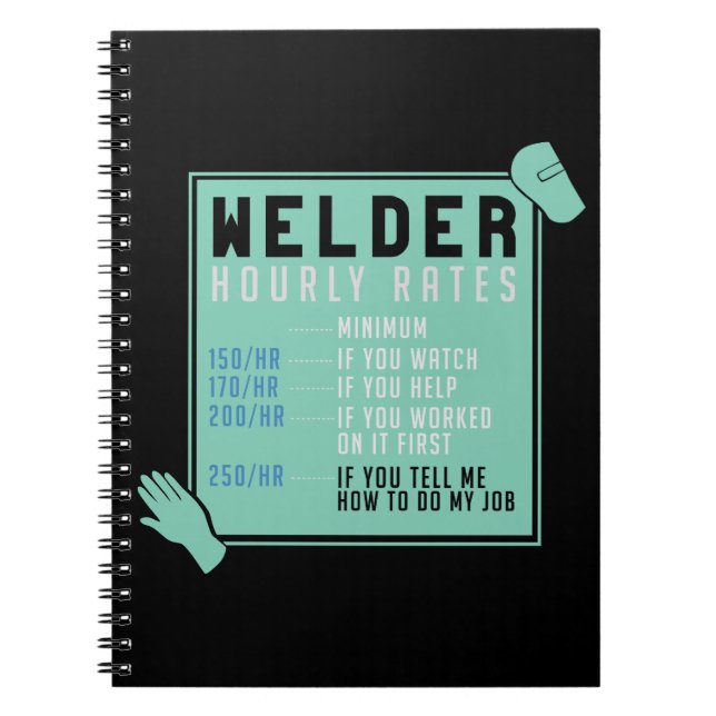 Welding - Welder Hourly Rates Notebook (Front)