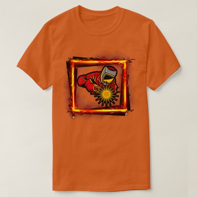 Welding Welders Job Welder Weld  T-Shirt (Design Front)