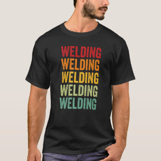 Welding Welding Enthusiast Rainbow T-Shirt