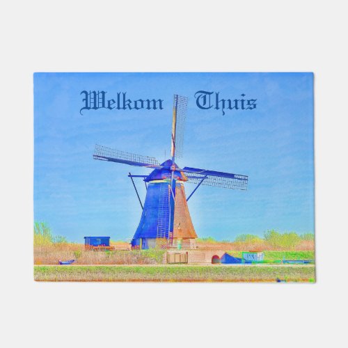 Welkom Thuis _ Welcome Home in Dutch Doormat