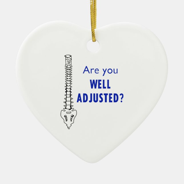 WELL ADJUSTED CERAMIC ORNAMENT (Front)