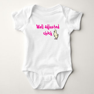 Well Adjusted Chick - Baby Chiropractic Baby Bodysuit