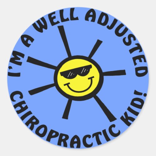 Well Adjusted Chiro Kid Stickers