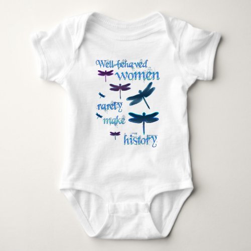 Well_behaved Dragonflies Baby Bodysuit