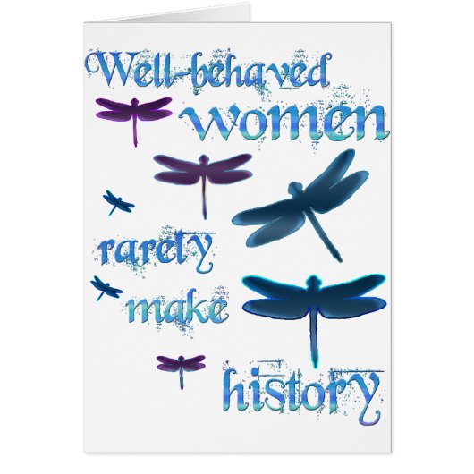 Well-behaved Dragonflies Cards (Front)