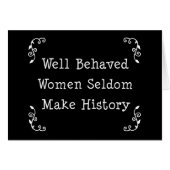 Well Behaved Women (Front Horizontal)