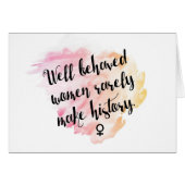 Well Behaved Women (Front Horizontal)