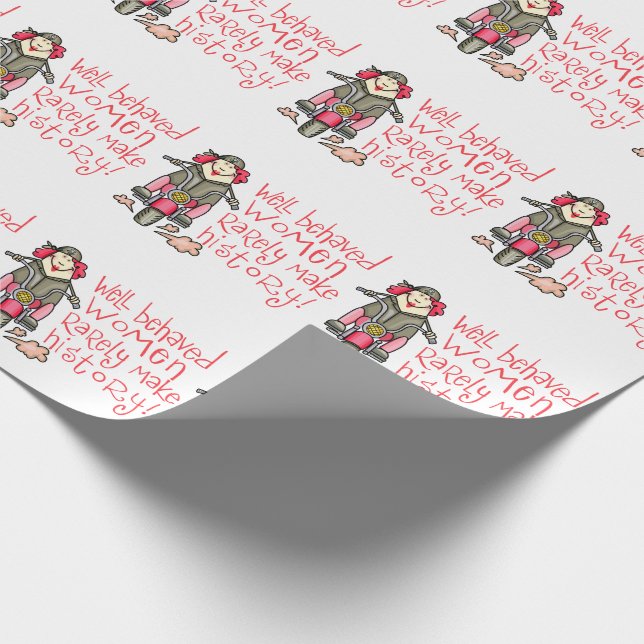 Well Behaved Women Wrapping Paper (Corner)