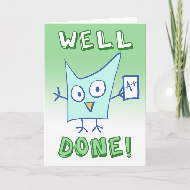 Well Done A+ Card (Front)