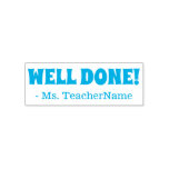 [ Thumbnail: "Well Done!" Instructor Rubber Stamp ]