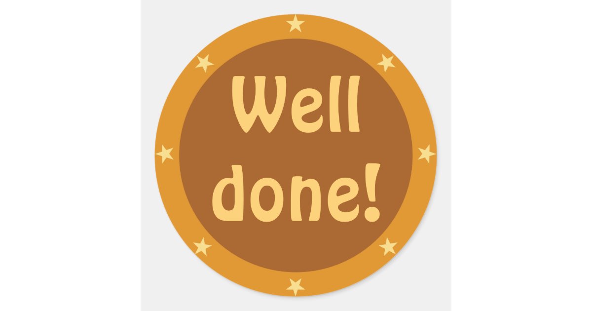 GOOD JOB WELL DONE TEACHER STICKERS ENVELOPE SEALS SCRAPBOOK STICKERS-2  SIZES